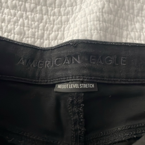 American Eagle black jean shorts - Picture 2 of 4